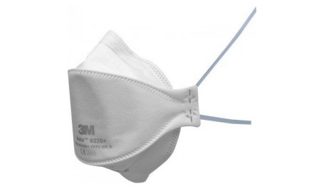 3M Respiratorius FFP2 trijų plokštumų be vožtuvo Aura 9320+