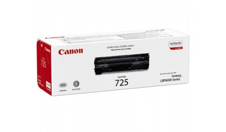 Canon Cartridge 725 Juoda, 1600 psl.
