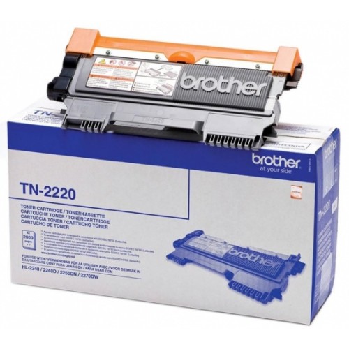 Brother TN-2220 (TN2220) Juoda, 2600psl.