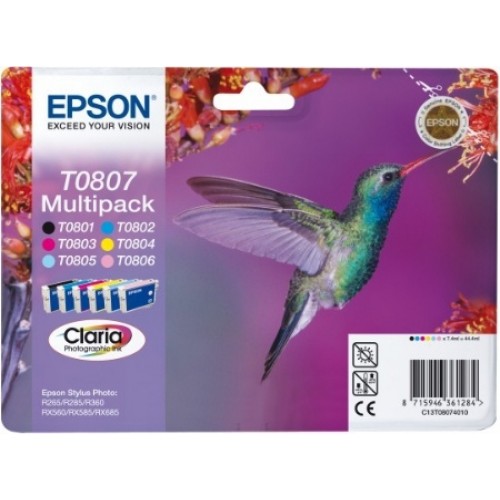 Epson Ink Color Multipack T0807 (C13T08074011)