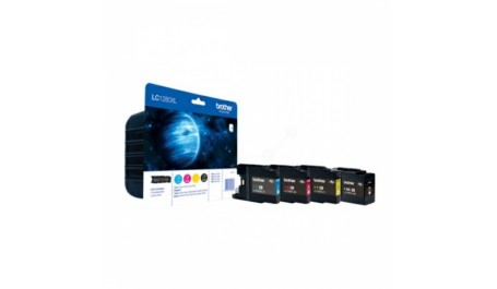 Brother LC 1280XL (LC1280XLVALBPDR), Juoda, Žydra, Purpurinė, Geltona , 2400 psl.