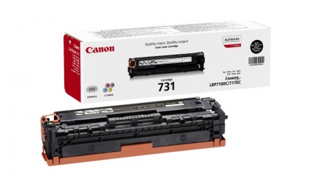 Canon Cartridge 731 Juoda, 1400 psl.