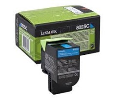 Lexmark Cartridge 802SC0 Cyan (80C2SC0)