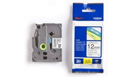 Brother TZe-231 White/Black (TZE231) 12mm x 8m