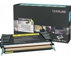 Lexmark Cartridge Yellow (C736H1YG) Return