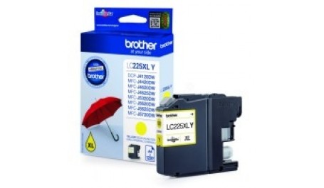 Brother LC 225XL (LC225XLY), Geltona , 1200 psl.