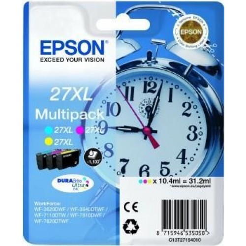 Epson Ink No.27 XL Multipack (C13T27154012)