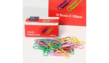 Spalvotos sąvaržėlės 28 mm, 100 vnt 853284