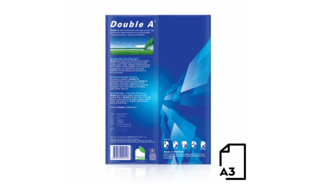 Popierius Double A (A kategorija), A3, 80g, 500 lapų