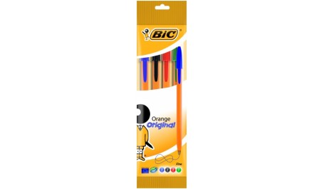 BIC Spalvotų tušinukų rinkinys Orange fine 0.8 mm, pakuotėje 4 vnt 601231