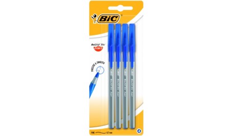 BIC Tušinukas ROUND STIC EXACT 0.8 mm, mėlynas, pakuotėje 4 vnt 408067