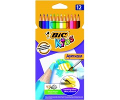BIC Spalvoti pieštukai AQUACOULEUR 12 spalvų rinkinys 8575613