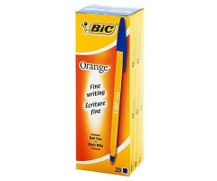 BIC Tušinukas ORANGE FINE 0.8 mm, mėlyni, pakuotėje 20 vnt 101113