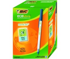 BIC Tušinukas ECO ROUND STIC 1.0 mm, mėlynas, pakuotėje 60 vnt 256651