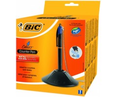 BIC Tušinukas su 4 šerdelėmis COUNTER PEN DESK 1.0 mm, mėlynas 340596