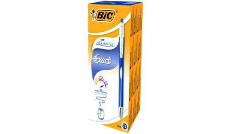 BIC Tušinukas ATLANTIS EXACT 0.3 mm, mėlynas, pakuotėje 12 vnt 340497