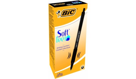 BIC Tušinukas SOFTFEEL CLIC 0.32 mm, juodas, 12 vnt 914360