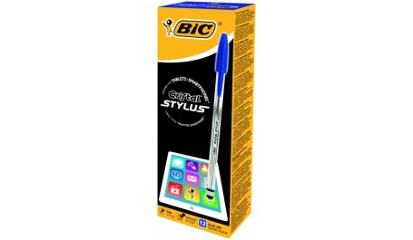 BIC Tušinukas CRISTAL STYLUS mėlynas, 12 vnt 379763