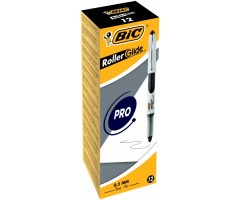BIC Rašiklis ROLLER GLIDE 0,5 mm juodas, pakuotėje 12 vnt 209145