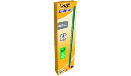 BIC Pieštukas EVOLUTION ORIGINAL HB, pakuotėje 12 vnt 004608