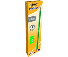 BIC Pieštukai su trintuku EVOLUTION ORIGINAL, pakuotėje 12 vnt 083924