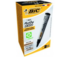 BIC Permanentinis žymeklis ECO 2300 4-5 mm, juodas, pakuotėje 12 vnt 300096