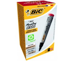 BIC Permanentinis žymeklis ECO 2300 4-5 mm, raudonas, pakuotėje 12 vnt 300034