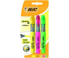 BIC Teksto žymekliai HIGHLIGHTER XL 3 spalvų rinkinys 247215