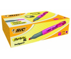 BIC Teksto žymeklis HIGLIGHTER XL 2-5 mm, rožinis, pakuotėje 10 vnt 247130