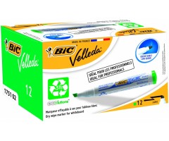 BIC Baltos lentos žymeklis VELLEDA 1751 4-6 mm, žalias, pakuotėje 12 vnt 751028