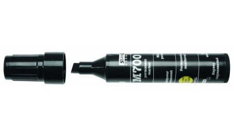 STANGER Permanentinis žymeklis M700 1-7 mm, juodas, pakuotėje 6 vnt 717000