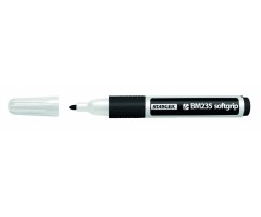 STANGER Baltos lentos žymeklis BM235, 1-3 mm, juodas, pakuotėje 10 vnt 714000