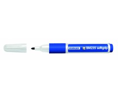 STANGER Baltos lentos žymeklis BM235, 1-3 mm, mėlynas, pakuotėje 10 vnt 714001