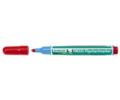 STANGER Žymeklis Flipchart FM335, 1-3 mm, raudonas, pakuotėje 10 vnt 713002