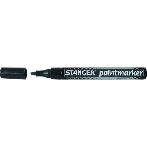STANGER Žymeklis PAINTMARKER 2-4 mm, juodas, pakuotėje 10 vnt 219011