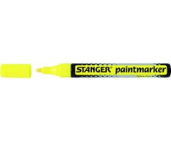 STANGER Žymeklis PAINTMARKER 2-4 mm, geltonas, pakuotėje 10 vnt 219015
