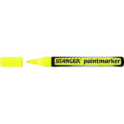 STANGER Žymeklis PAINTMARKER 2-4 mm, geltonas, pakuotėje 10 vnt 219015