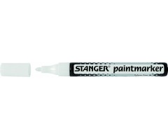 STANGER Žymeklis PAINTMARKER 2-4 mm, baltas, pakuotėje 10 vnt 219017