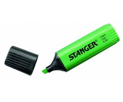 STANGER Teksto žymeklis 1-5 mm, žalias, pakuotėje 10 vnt 180006000
