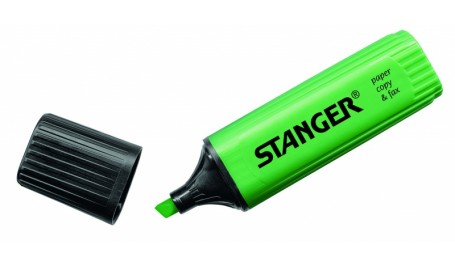 STANGER Teksto žymeklis 1-5 mm, žalias, pakuotėje 10 vnt 180006000