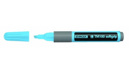STANGER Teksto žymeklis 1-4 mm, mėlynas, pakuotėje 10 vnt 180009506