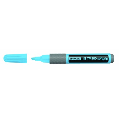 STANGER Teksto žymeklis 1-4 mm, mėlynas, pakuotėje 10 vnt 180009506