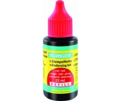 STANGER Tušas antspaudams raudonas, 25 ml, pakuotėje 6 vnt 1800302