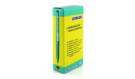 STANGER Rašiklis Solid 0.7 mm, mėlynas, pakuotėje 10 vnt 740011