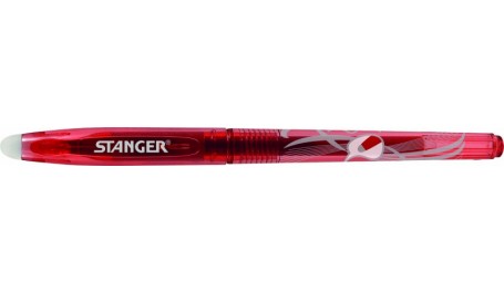 STANGER Gelinis rašiklis su rašalo trintuku Eraser 0.7 mm, raudonas, pakuotėje 12 vnt 18000300072