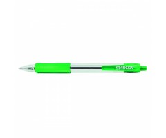 STANGER Tušinukas Softgrip rertactable 1.0 mm, žalias, pakuotėje 10 vnt 18000300041