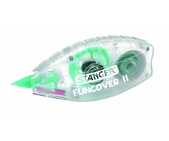 STANGER Korektūros juostelė Correction Roller Funcover II, 8m x 5mm, pakuotėje 12vnt 18000102011