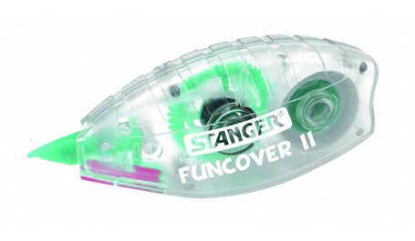 STANGER Korektūros juostelė Correction Roller Funcover II, 8m x 5mm, pakuotėje 12vnt 18000102011