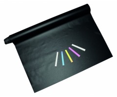 STANGER Lipni juoda plėvelė, tinkanti rašymui kreida 45x100 cm, 1 vnt 41000014