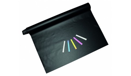 STANGER Lipni juoda plėvelė, tinkanti rašymui kreida 45x100 cm, 1 vnt 41000014